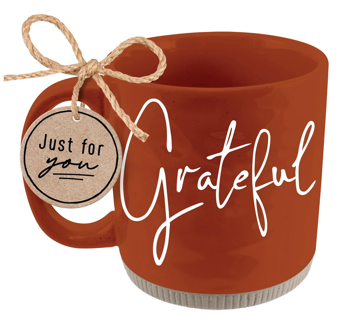 Grateful - Red/White Ceramic Mug