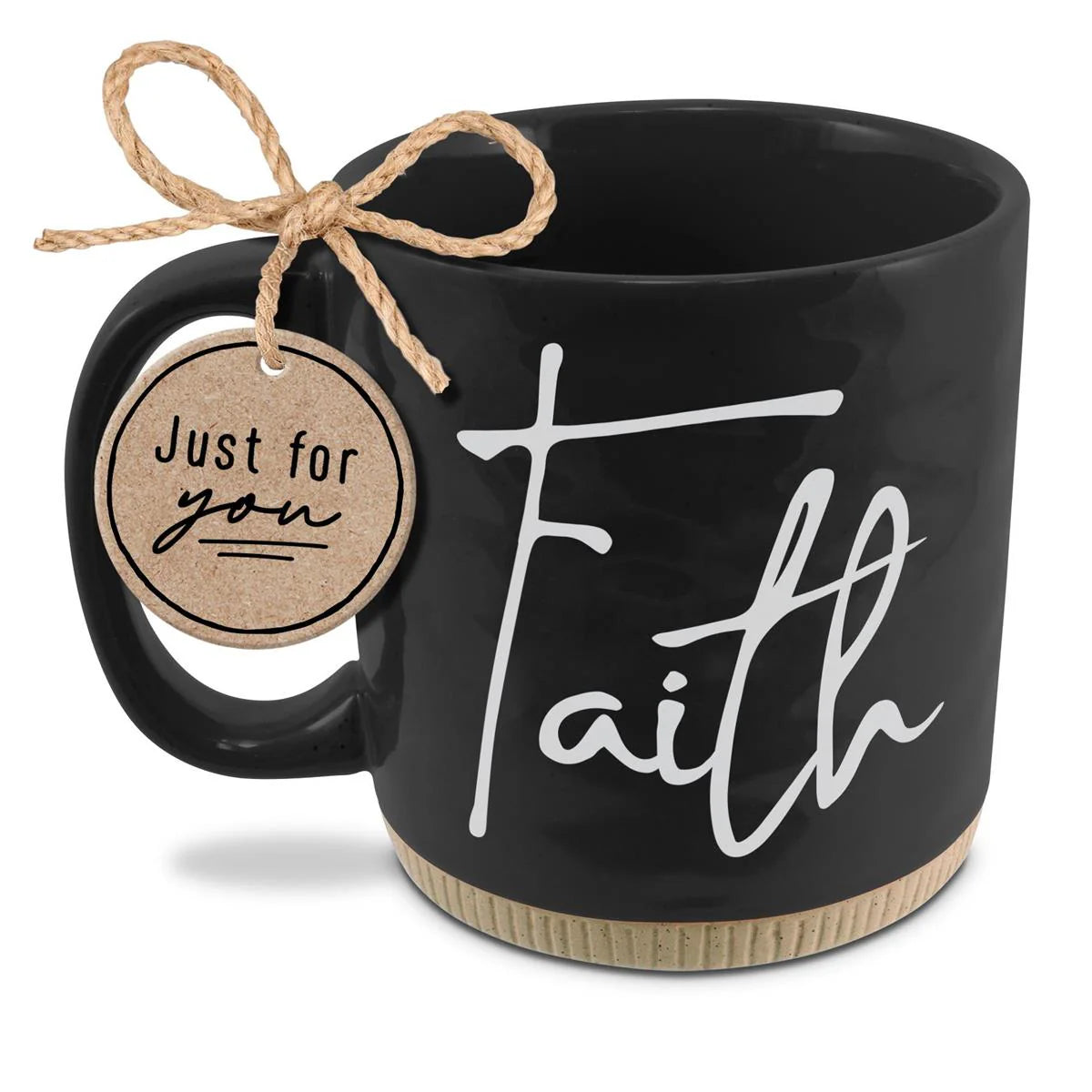 Faith - Black/White Ceramic Mug