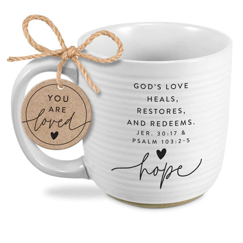 Ceramic White Mug - Hope