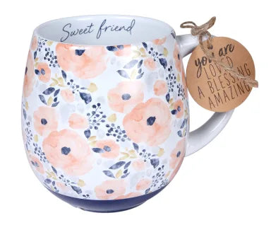 Sweet Friend - Ceramic Floral Mug