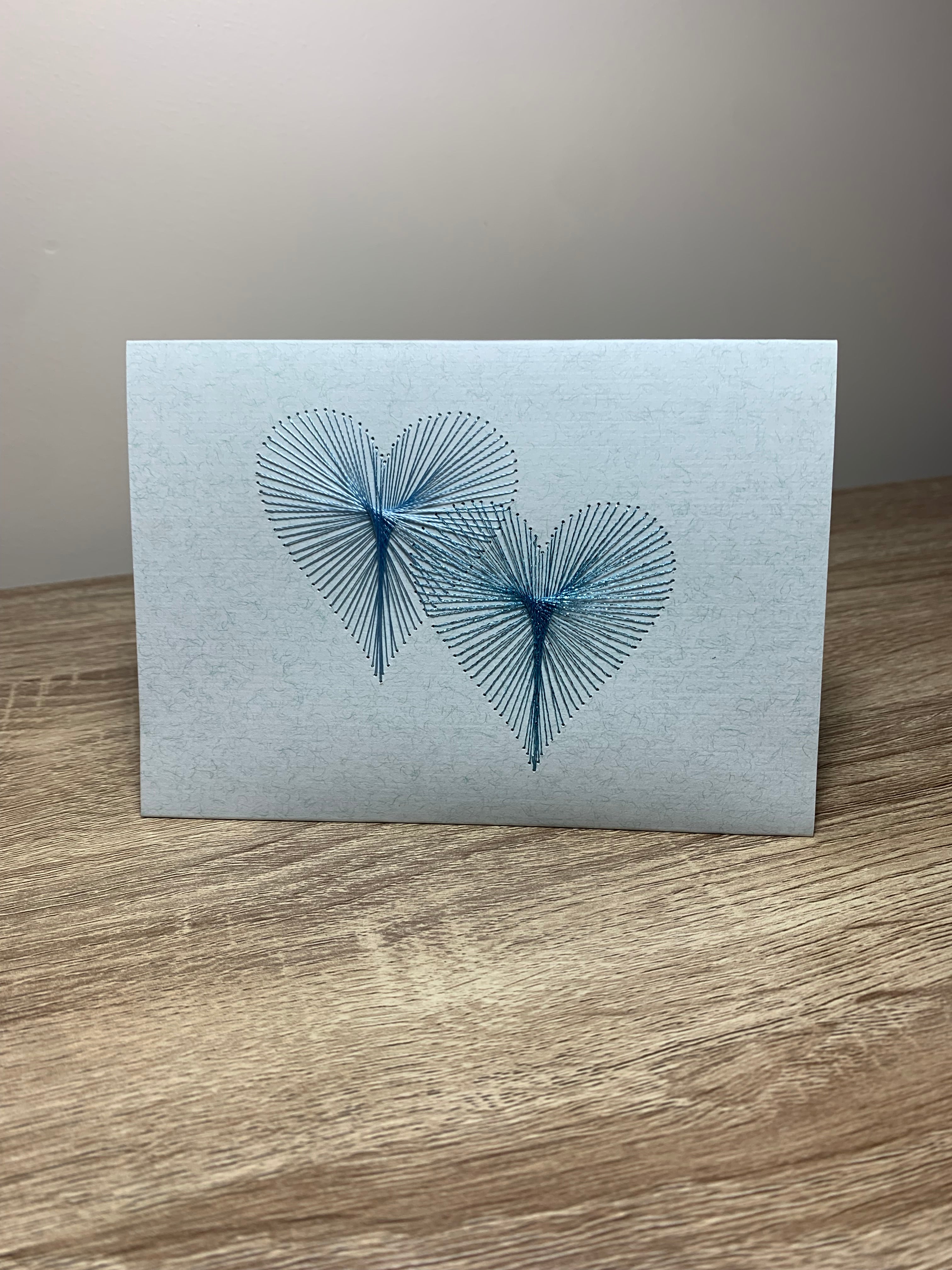 Handmade String Art Heart Card - Peace – Heartfelt Encouragement