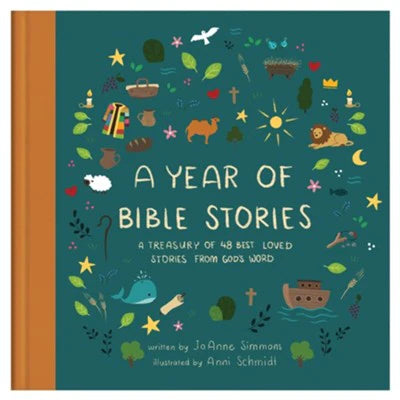 A Year of Bible Stories: A Treasury of 48 Best Loved Stories From God's Word - Children's Book