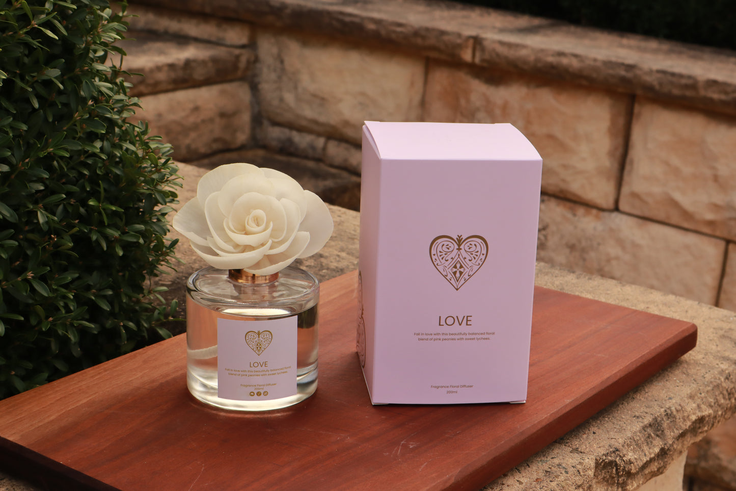Fragrance Floral Diffuser 200ml - Love